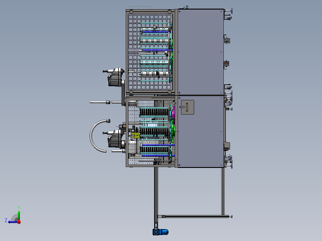 加油口自动上料焊接线sw21右视图