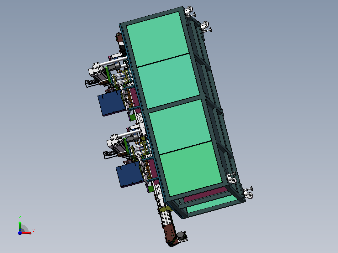 小方型电池入壳机sw18前视图