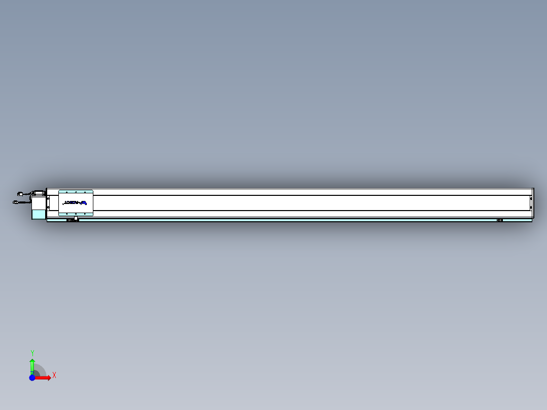 威洛博VBC同步带传动一无尘环境VBC14-L45-S1950-BLD-ZP40-C3前视图