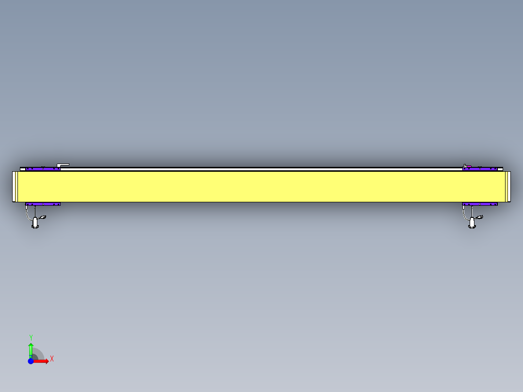 威洛博VL系列直线电机模组-2VL14S2-S1800前视图