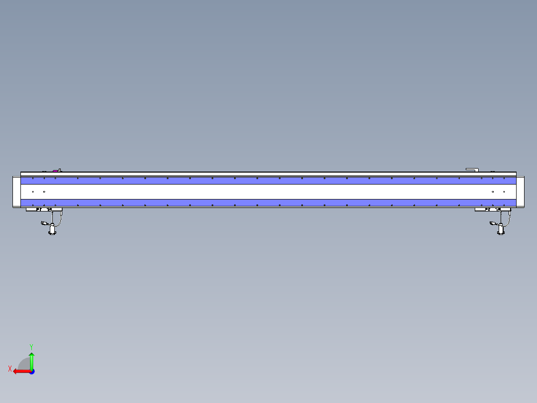 威洛博VL系列直线电机模组-2VL14S2-S1800后视图