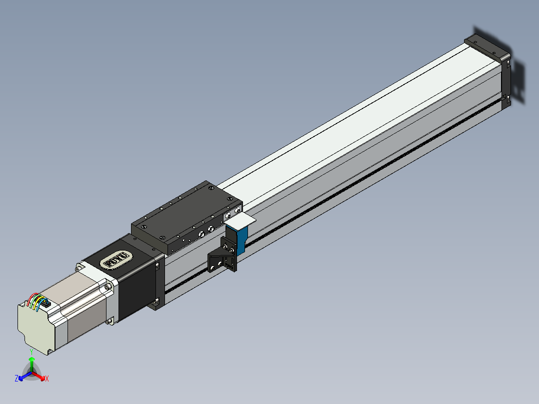 模组FSL60 E400 10C7-BC-B60正等轴测图