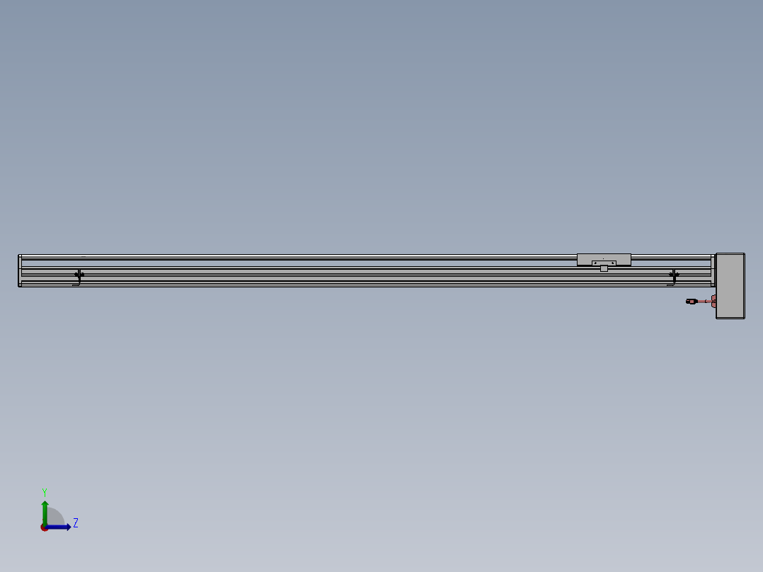 精密模组MT170-L125-1700-LD-M75-C4左视图