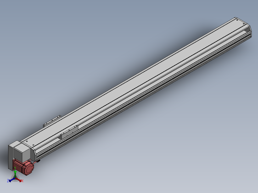 精密模组MT170-L125-1700-LD-M75-C4正等轴测图