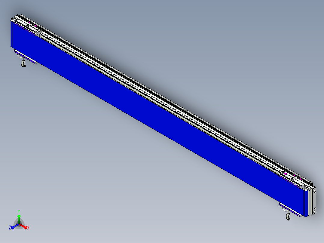 威洛博VL系列直线电机模组-2VL22H3-S2350正等轴测图