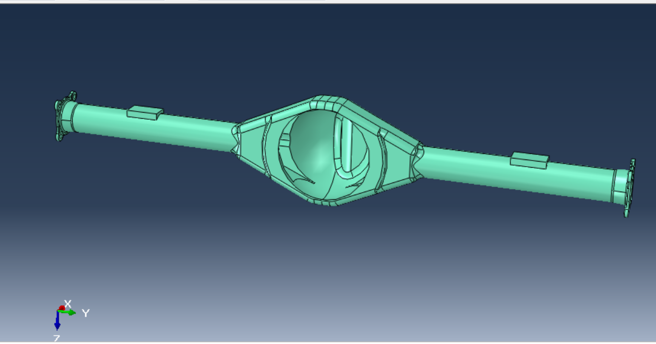 驱动桥壳有限元分析610850