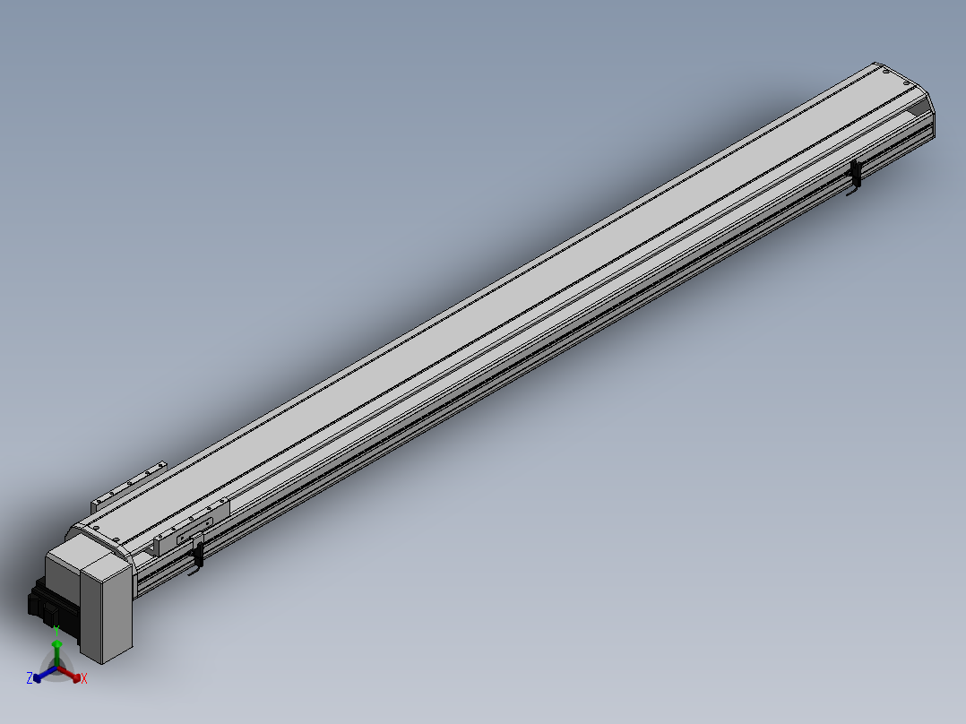 精密模组MT140-L110-1300-RD-M40-C4正等轴测图