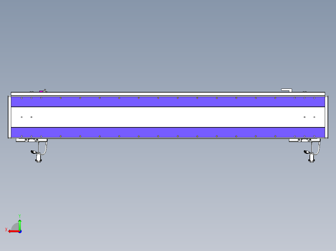 威洛博VL系列直线电机模组-2VL22H2-S1200后视图