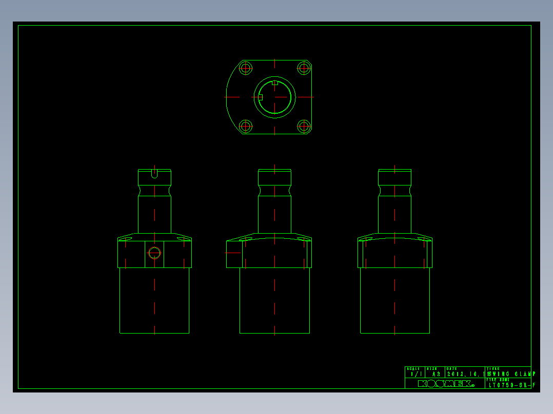 KOSMEKLT0750-SR-F多系列多零件图纸模型多系列多零件图纸模型