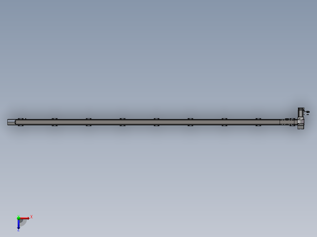 欧规同步带GTB85-LU-750W俯视图