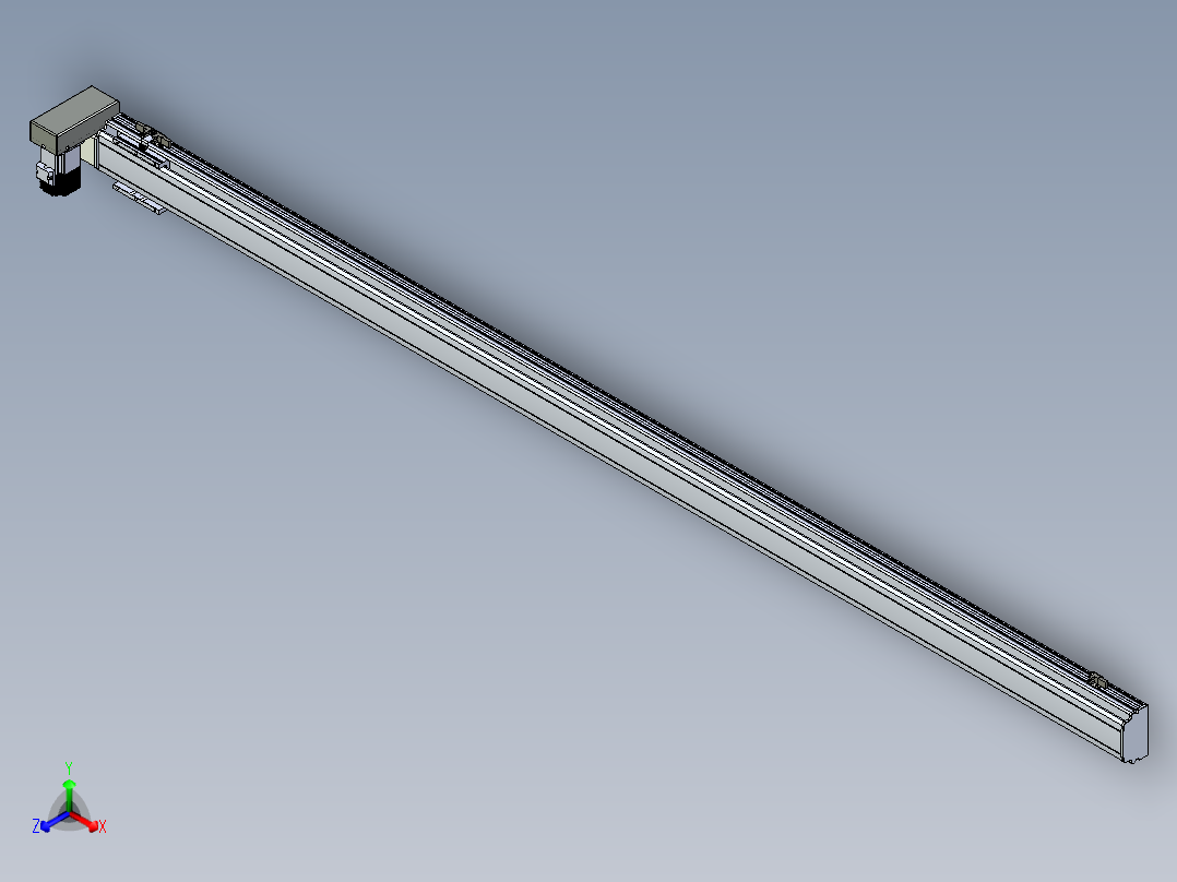 同步带滑台-半封闭B10H-L45-S2250-RU-P40-D3