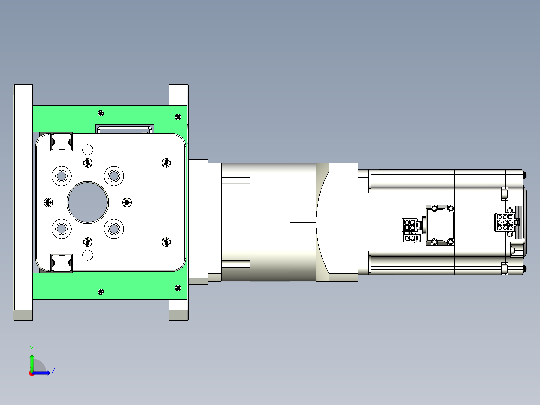 威洛博VG 系列模组VG8Z-L50π-S780-BC-ZP75B-C3-K左视图