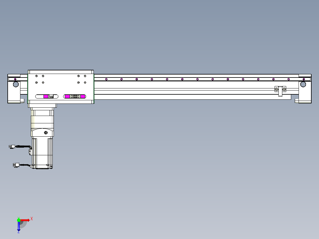 威洛博VG 系列模组VG8Z-L50π-S780-BC-ZP75B-C3-K俯视图