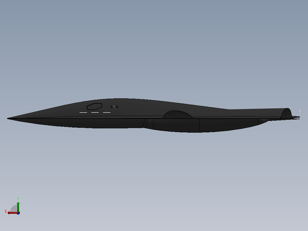 第六代战斗机NGAD后视图