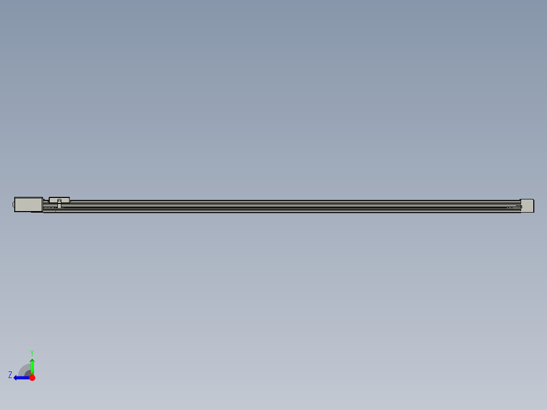 威洛博直线电机模组EB4-L40-S1900-BL-57-MS3右视图