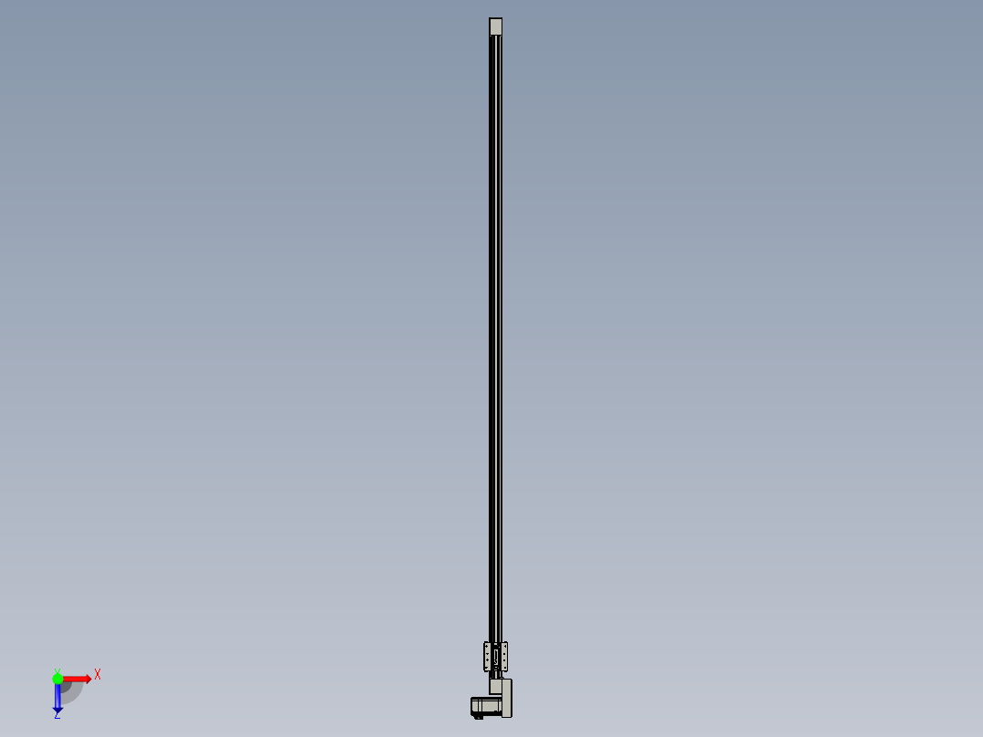 威洛博直线电机模组EB4-L40-S1900-BL-57-MS3俯视图