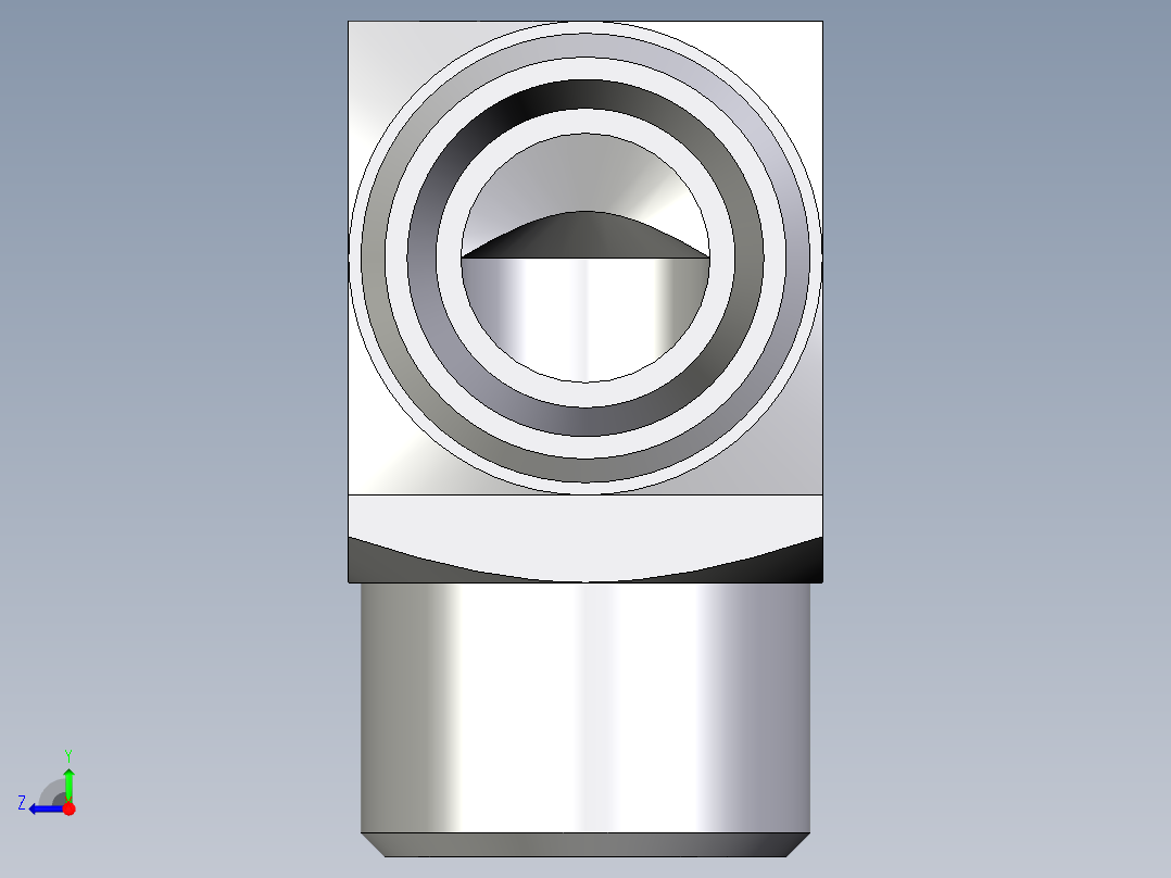 卡套式工业通用硬管接头EO_Union_elbow_W12LCFX右视图