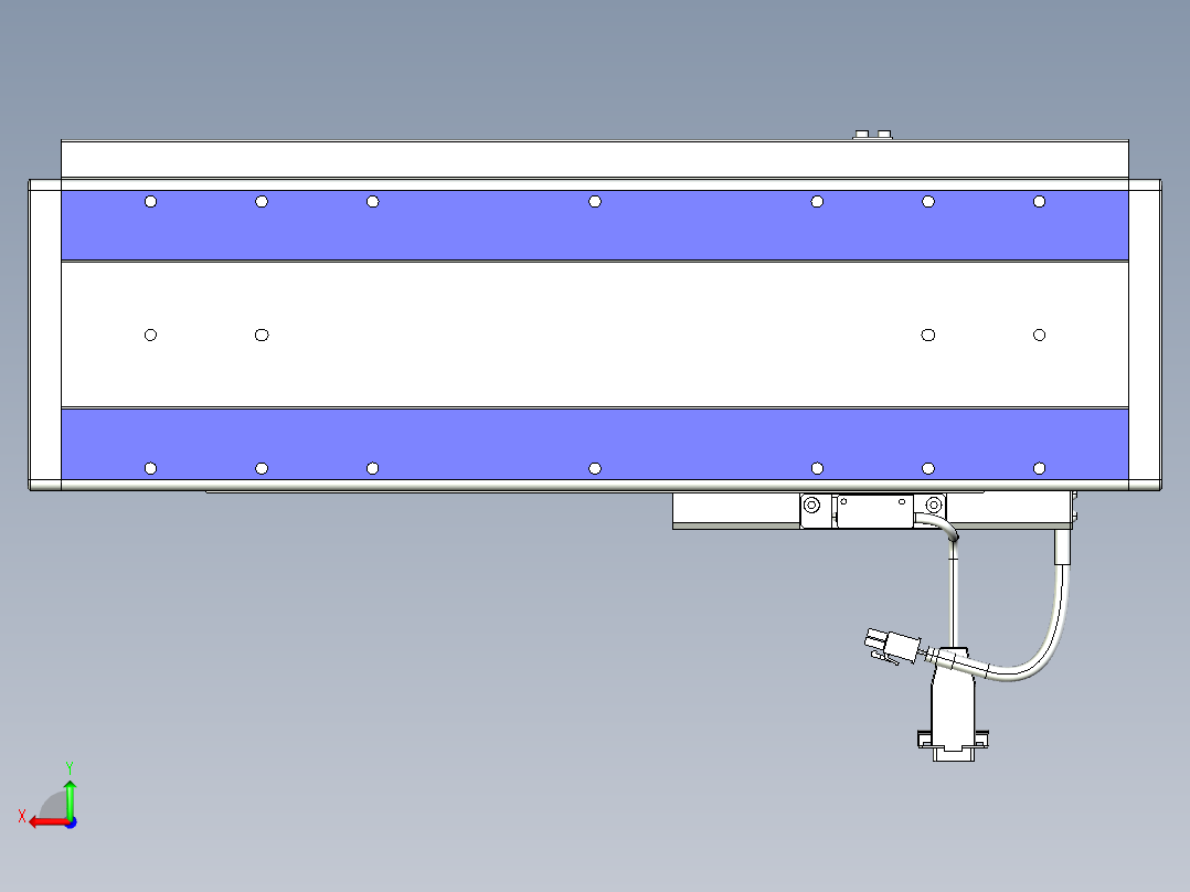 威洛博VL系列3d模型模组VL14S2Y-S250后视图