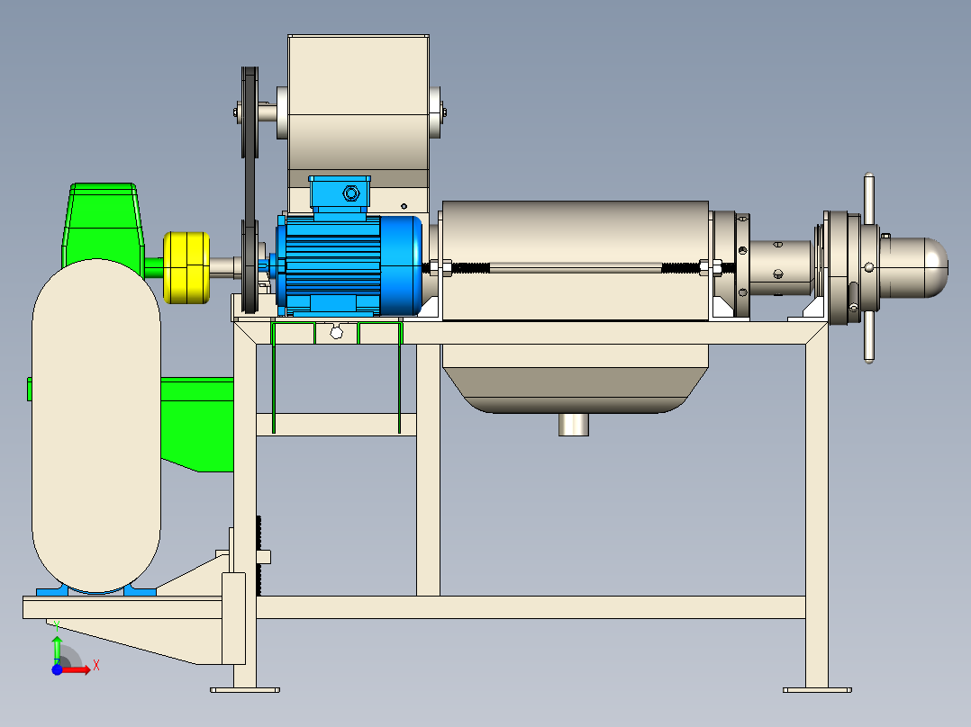 水果破碎机sw16前视图