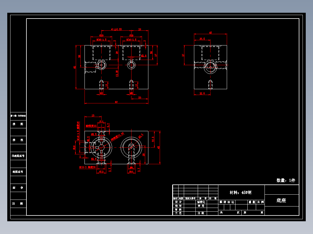 <span style='color: red'>高压</span>气筒CAD<span style='color: red'>图纸</span>