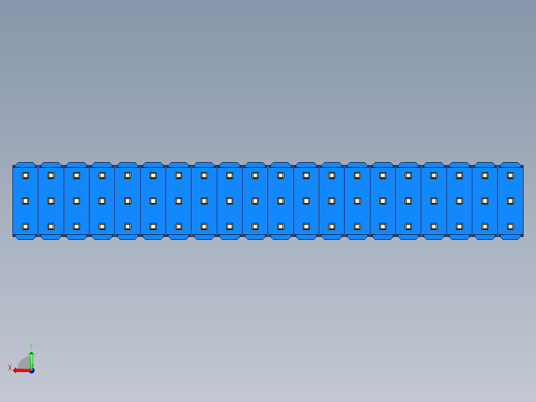 彩色公头100mil（2.54mm）系列-DS1021_blue_3x20p_100mil_Type1_rev1.0后视图