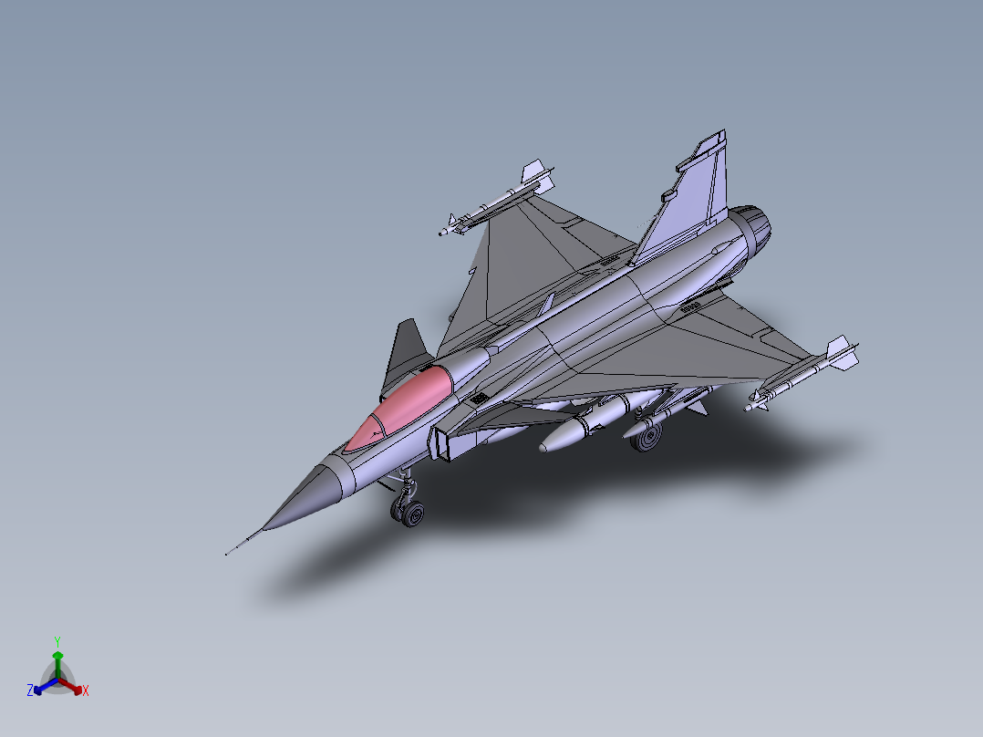 飞机1 (12)正等轴测图