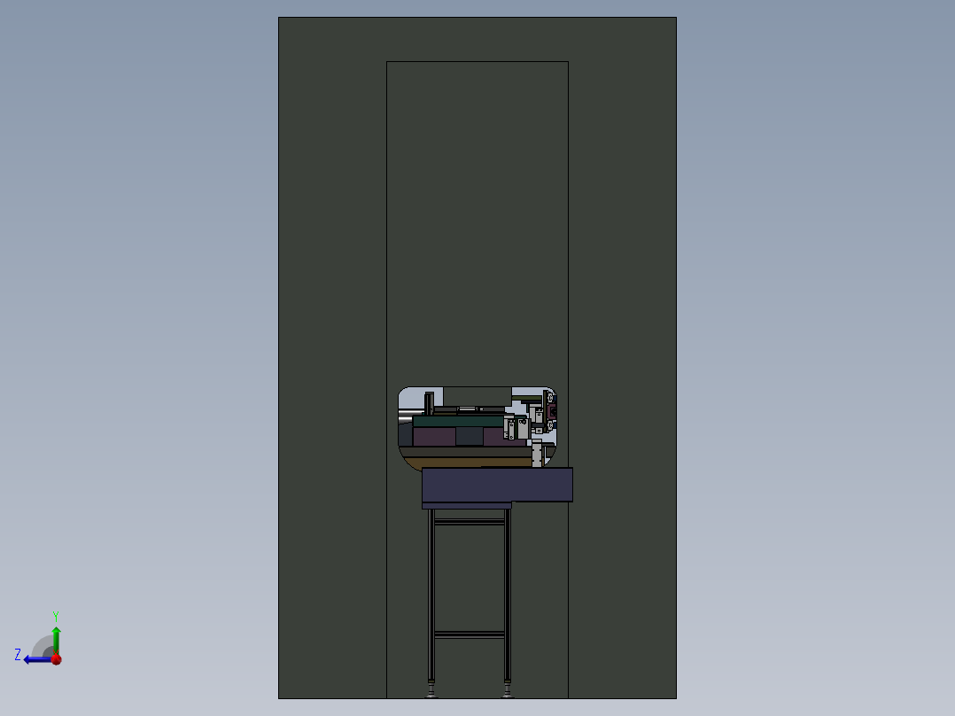 模内搬运 3D模型右视图