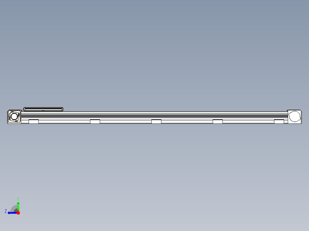同步带滑台-欧规B8-L176-S1450-L-ZP40-D3-N5右视图