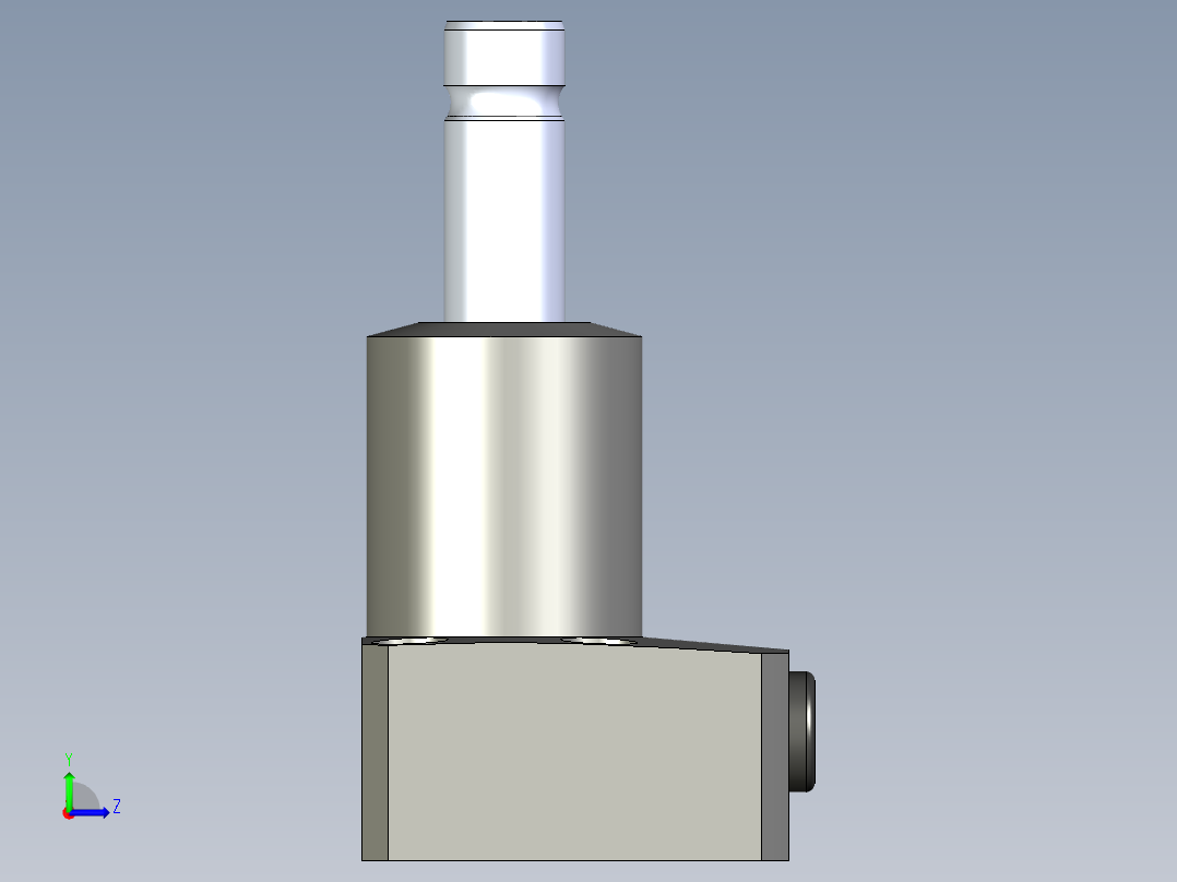 KOSMEKTLB0401-2CL多系列多零件图纸模型左视图