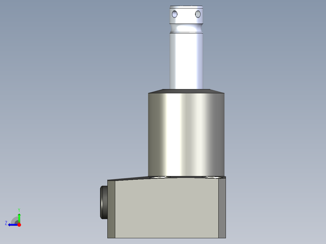 KOSMEKTLB0401-2CL多系列多零件图纸模型右视图
