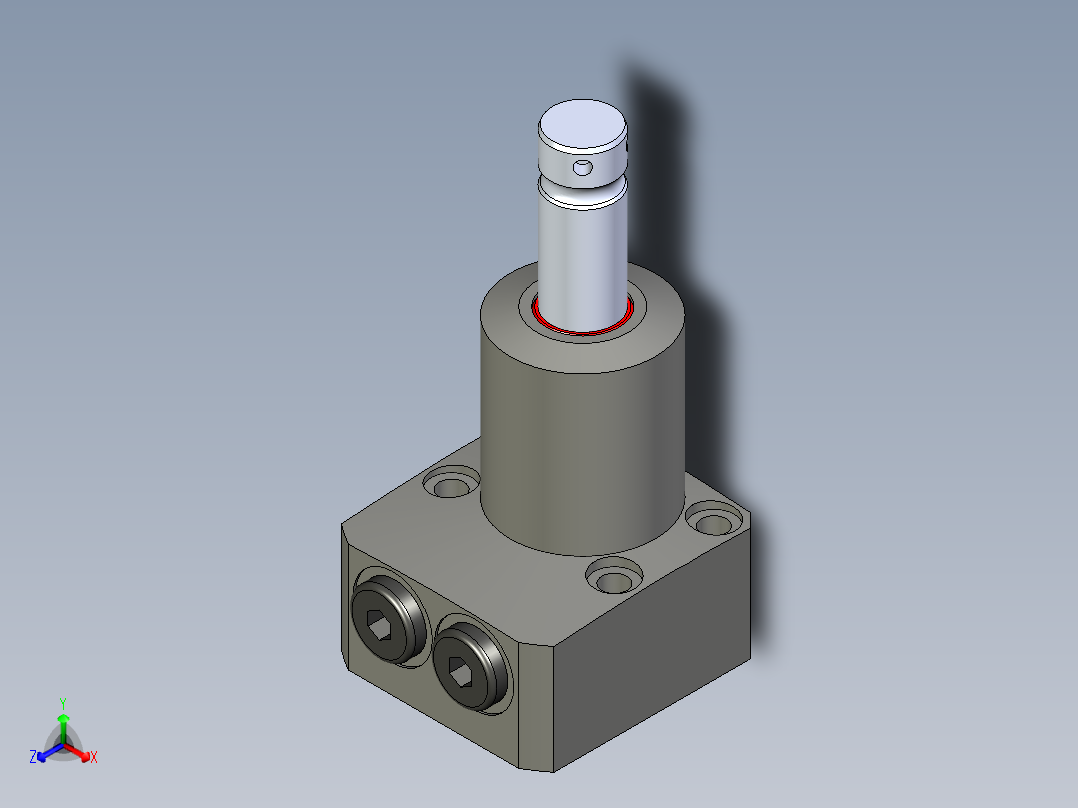 KOSMEKTLB0401-2CL多系列多零件图纸模型正等轴测图