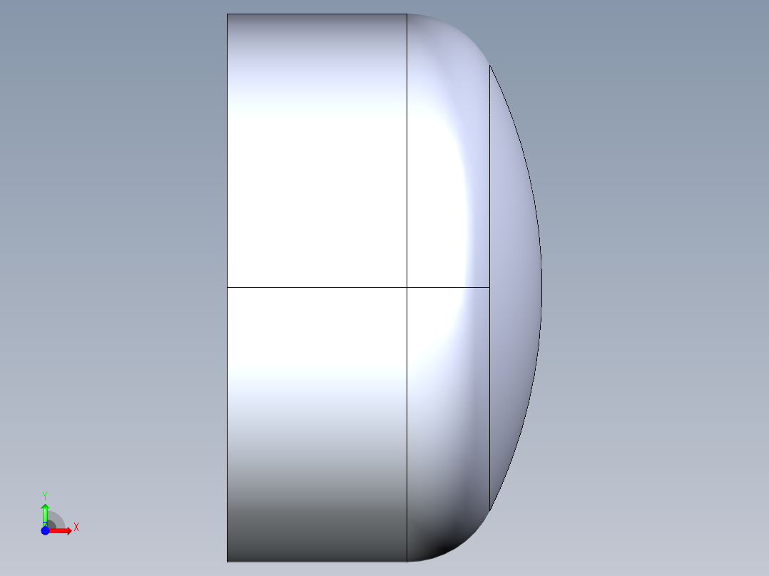 船舶管路系统S19_SeaDrainPLUS_Cap-S_37E170801_1-1-2in Sea Drain Plus - Cap - S前视图