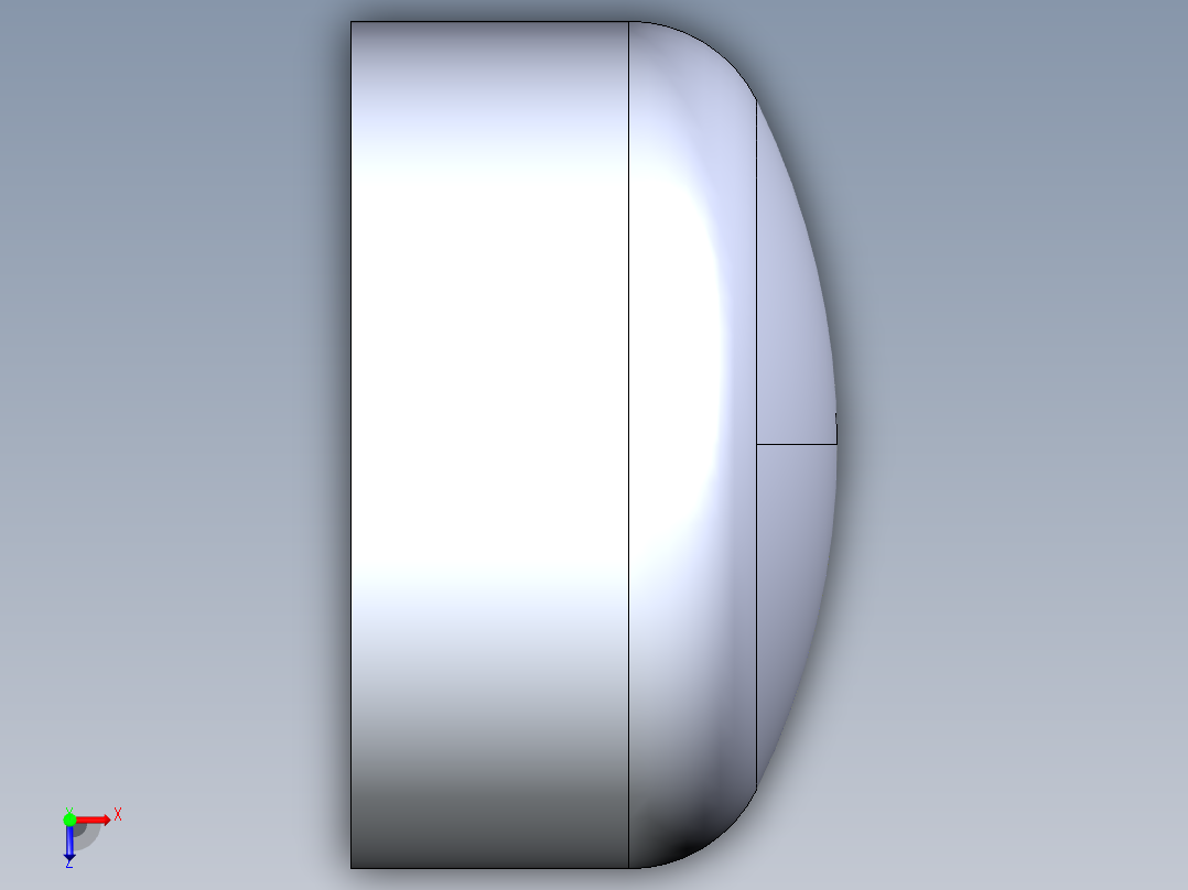 船舶管路系统S19_SeaDrainPLUS_Cap-S_37E170801_1-1-2in Sea Drain Plus - Cap - S俯视图