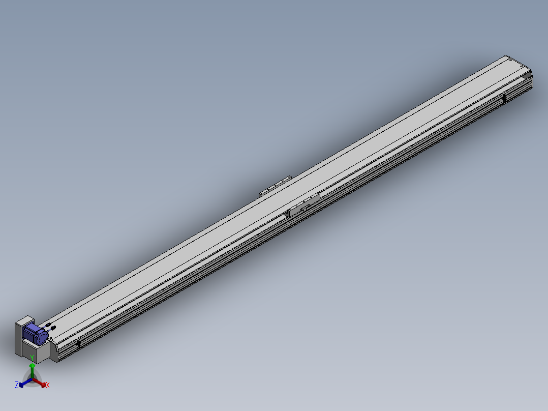 精密模组MT220-L150-3200-LU-M75-C4正等轴测图