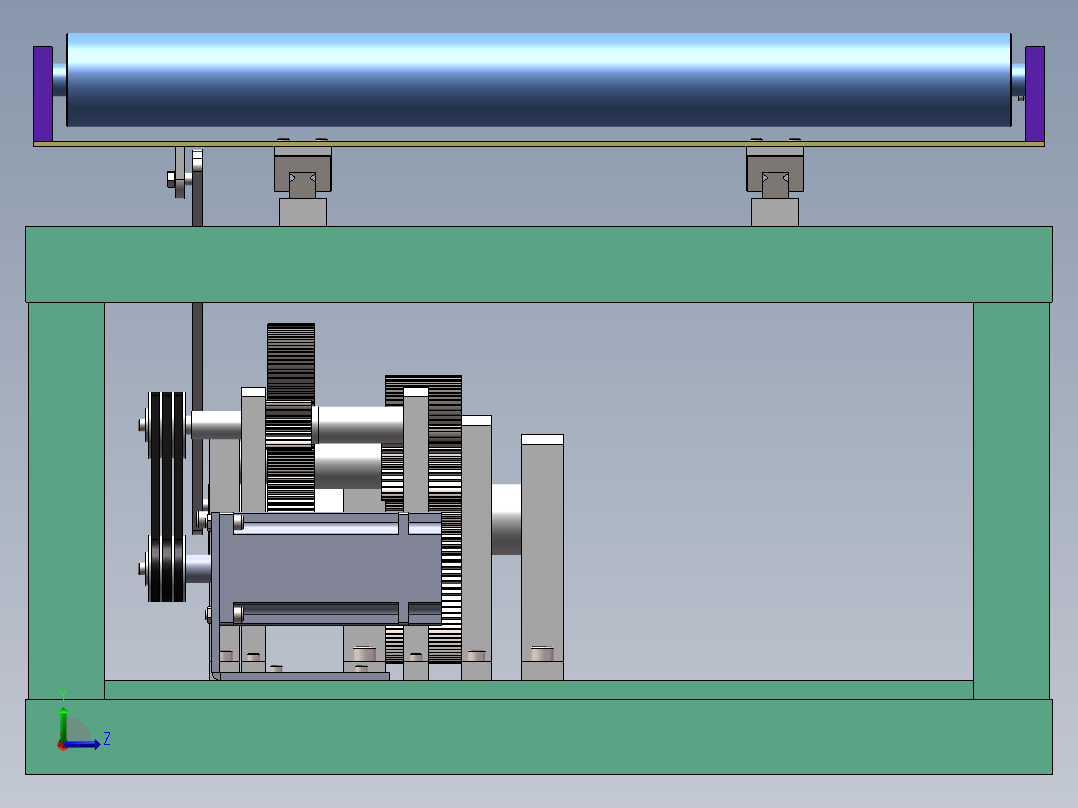 极尽式送料左视图