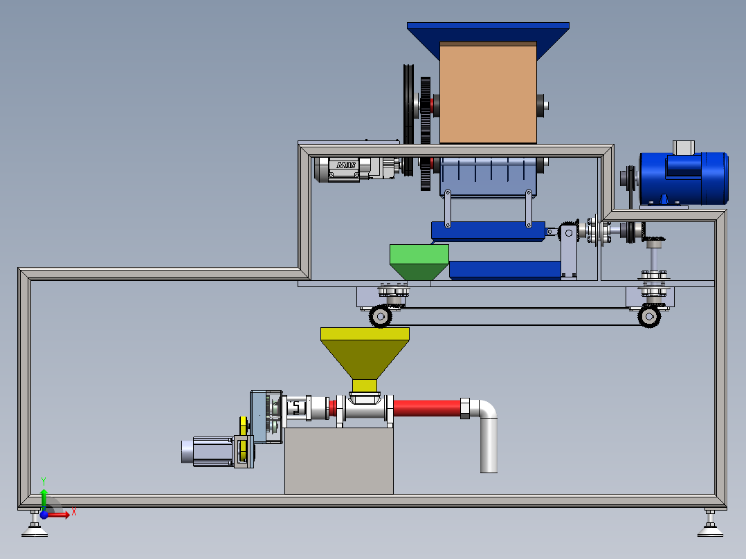 秸秆粉碎打包机-0430前视图