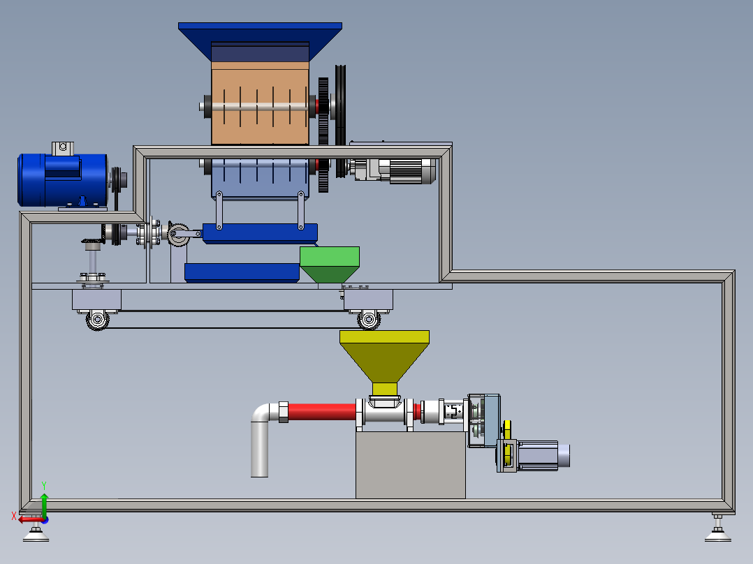 秸秆粉碎打包机-0430后视图