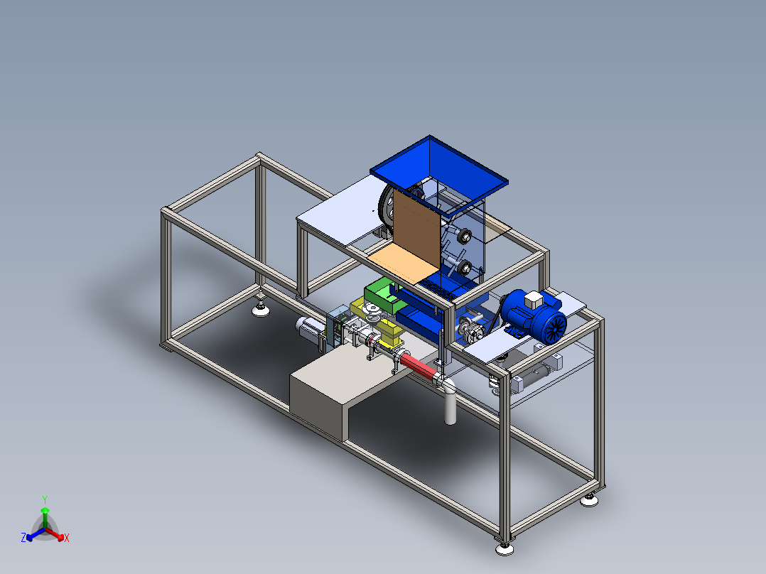 秸秆粉碎打包机-0430正等轴测图