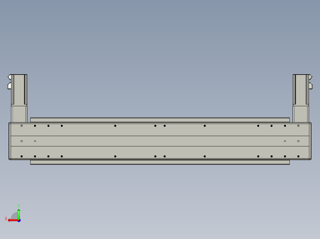 威洛博双电机滑台-VBC14S2-L100-S550-BLR-P40-C6后视图