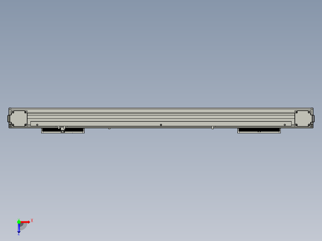 威洛博双电机滑台-VBC14S2-L100-S550-BLR-P40-C6俯视图