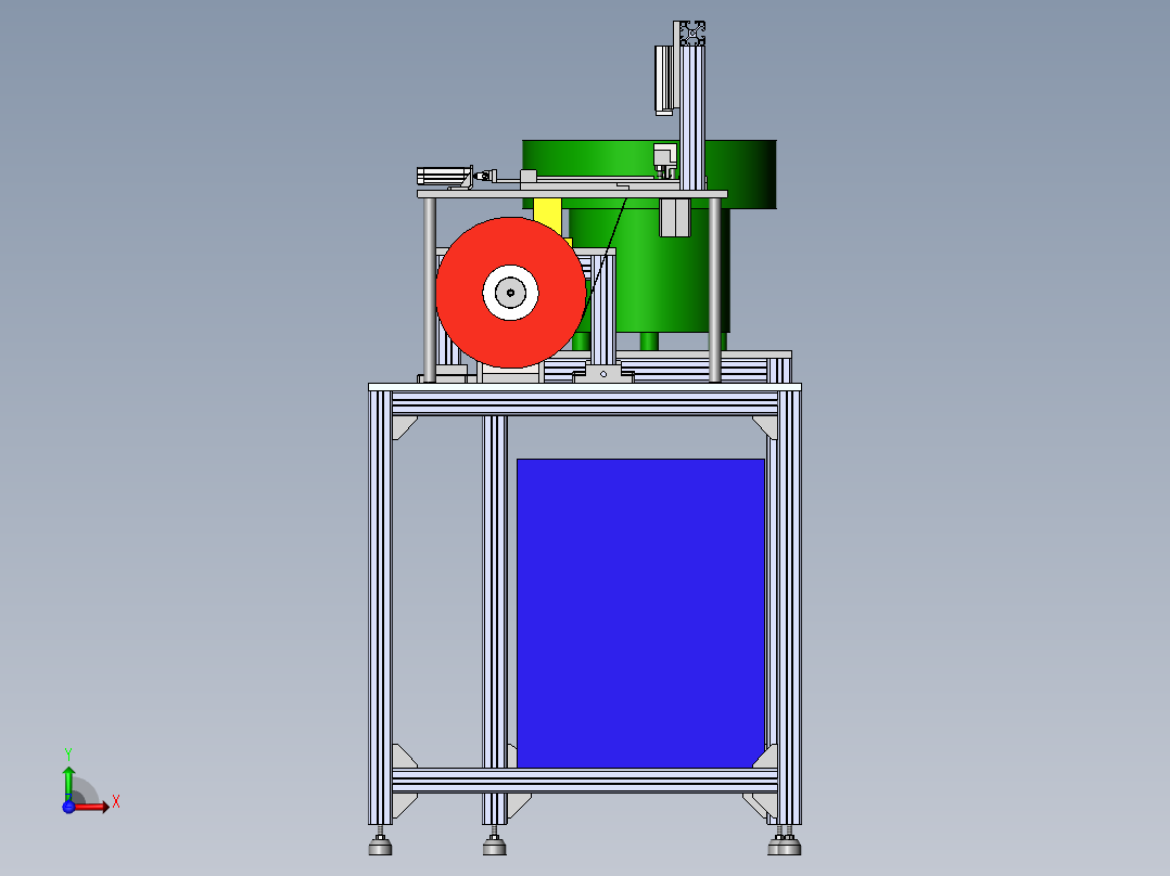 切胶机sw18可编辑前视图