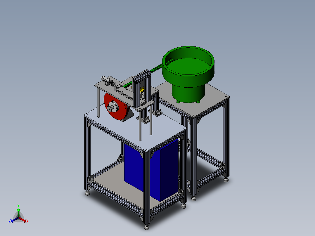 切胶机sw18可编辑正等轴测图