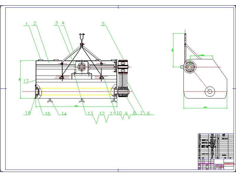 2G034--玉米秸秆粉碎还田机的设计