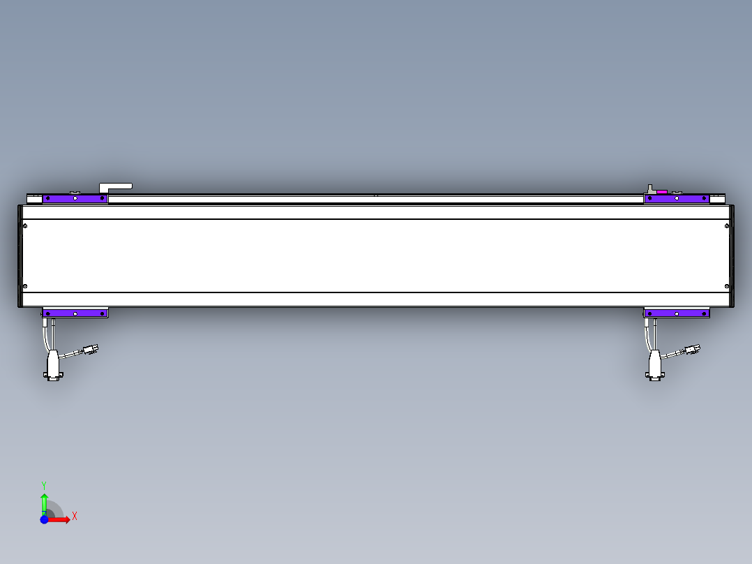 威洛博VL系列3d模型模组2VL17E1Y-S850前视图