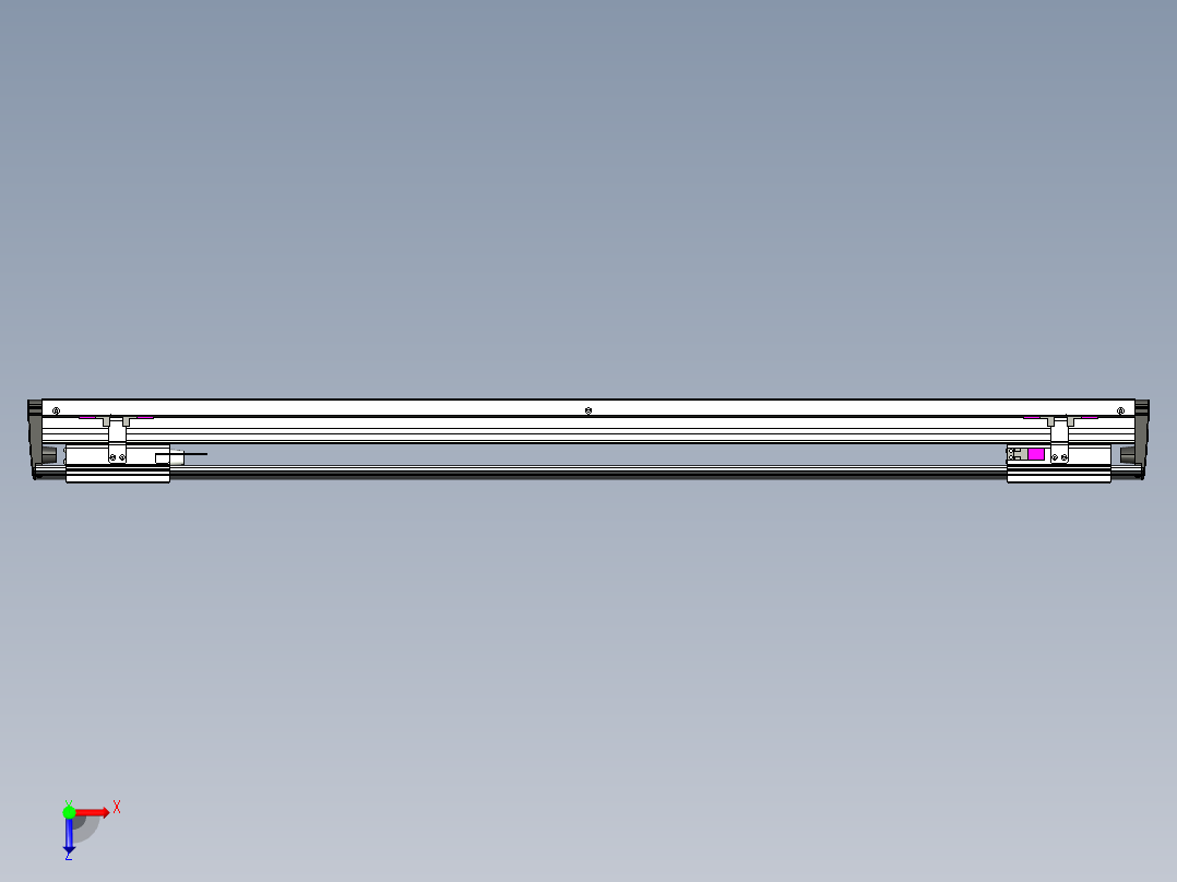 威洛博VL系列3d模型模组2VL17E1Y-S850俯视图