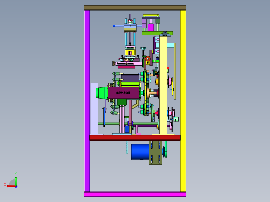 全自动停回转丝网印刷机后视图