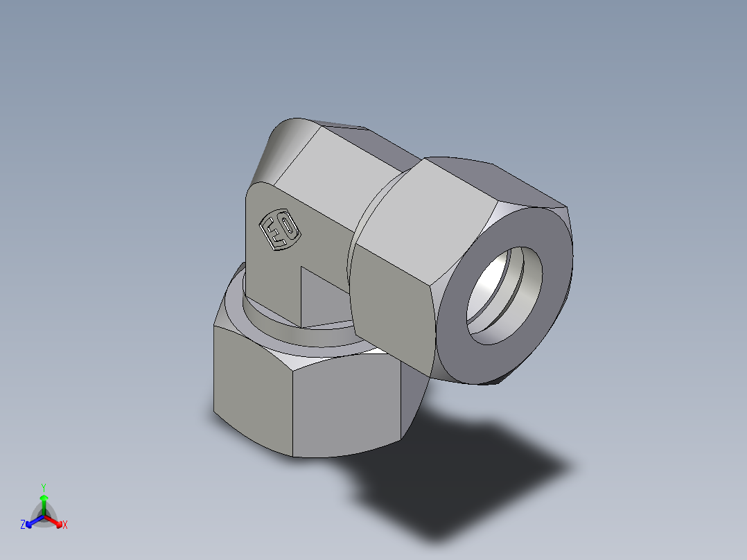 卡套式工业通用硬管接头EO_Union_elbow_W15ZLCF
