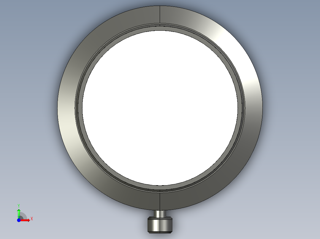 基恩士CA-LHR25_kc图纸模型前视图