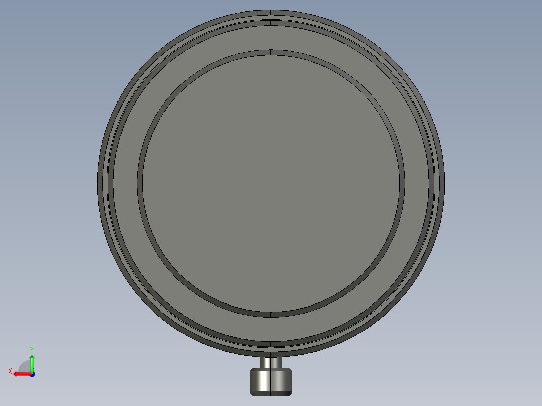 基恩士CA-LHR25_kc图纸模型后视图