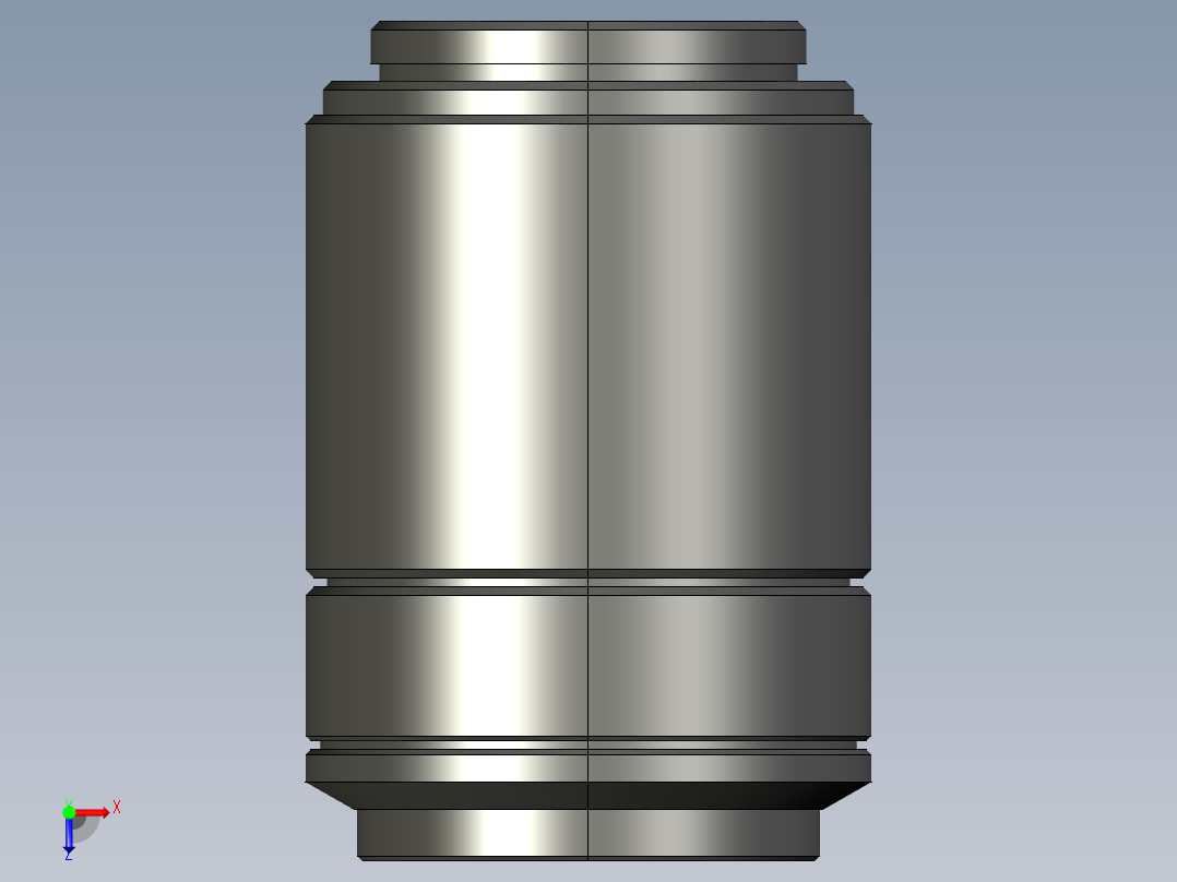 基恩士CA-LHR25_kc图纸模型俯视图
